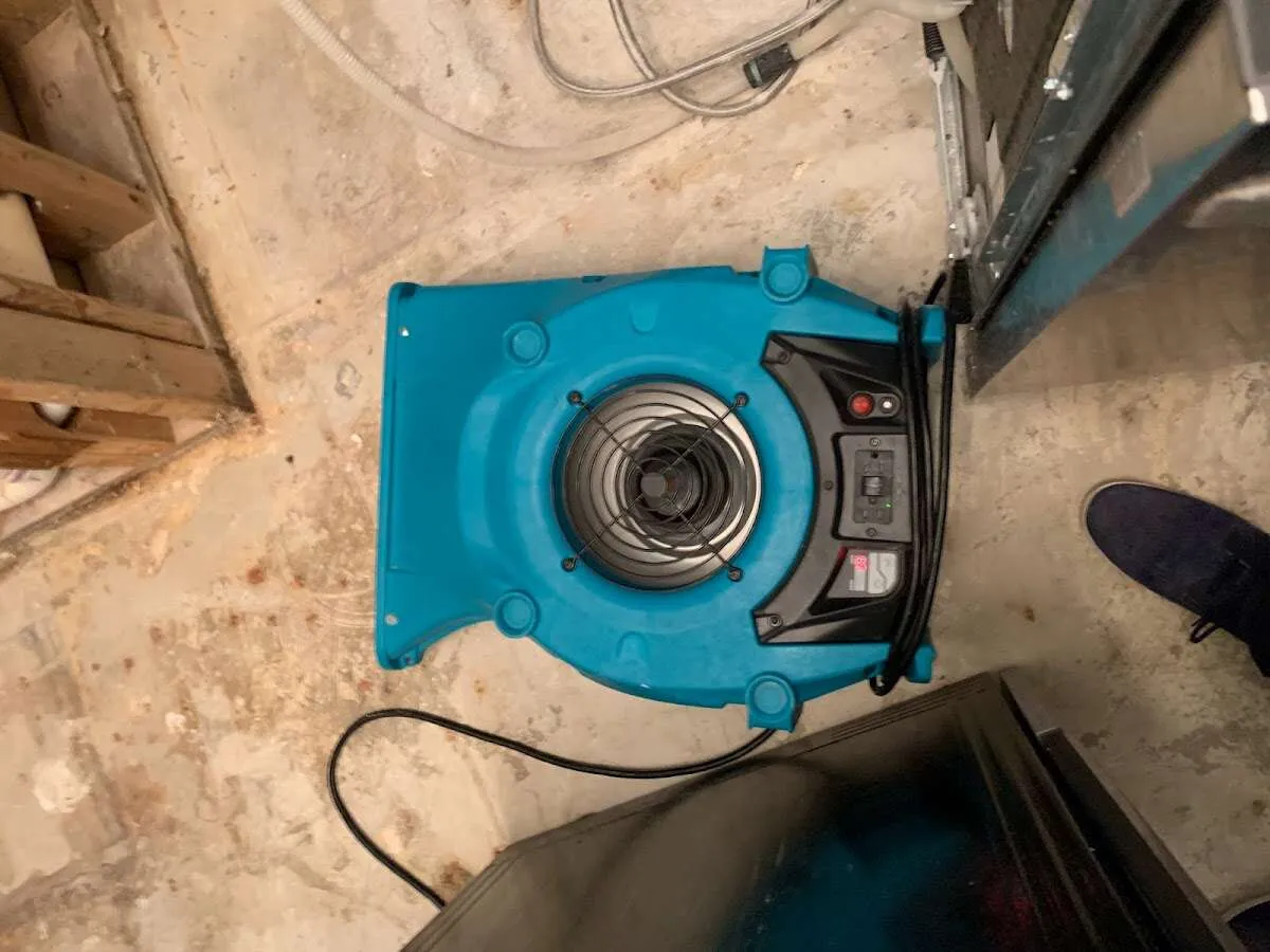 Air mover drying equipment for Mold Remediation & Removal in Burlington